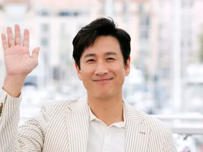 FILE PHOTO: 72nd Cannes Film Festival - Photocall for the film "Parasite" (Gisaengchung) in competition - Cannes, France, May 22, 2019. Cast member Lee Sun-kyun poses. REUTERS/Jean-Paul Pelissier/File Photo