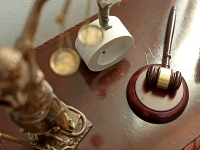 ﻿?- simbolična fotografija 2016 - kipec boginja pravde Justicija in sodniško kladivo - simbol sodstva - pravice prava - pravosodje - pravo - pravičnost - pravica - pravni sistem - tožilstvo - sodna oblast - sodišča - sodniki - pravniki -  //FOTO: Bojan Velikonja