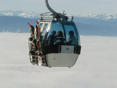 Smučišče Krvavec,gondola, //FOTO: Bojan Velikonja <br><br>OPOMBA: ZA OBJAVO V ČASOPISU DNEVNIK