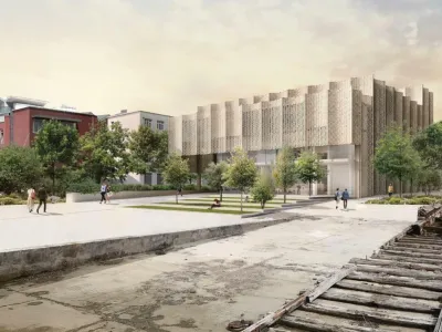  Kulturni center Izola, render Ark arhitektura Kru&scaron;ec.