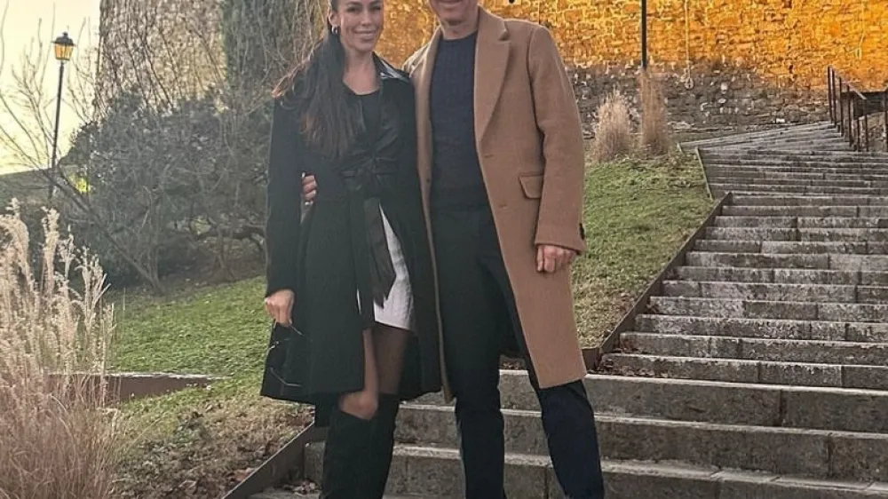 Tina Gaber in Robert Golob sta obiskala Goriški grad. F instagram