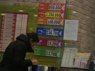 - Loterija Slovenije - LOTO rekordni znesek za sedmico 3.350.000 EUR - //FOTO: Luka Cjuha