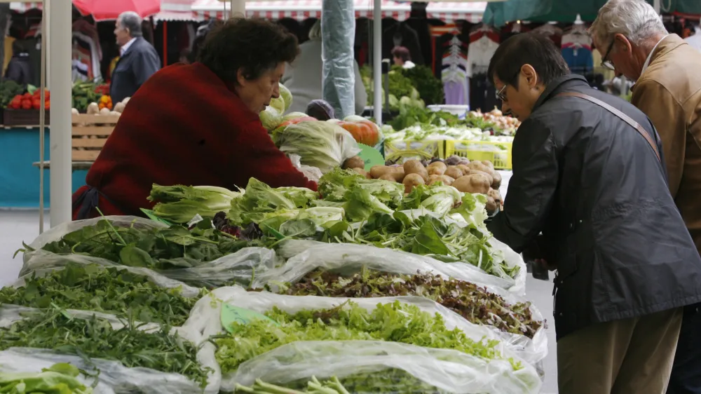 Ljubljanska tržnica - zelenjava - solata - podražitve - podražitev /FOTO: Bojan VelikonjaOPOMBA: ZA OBJAVO V ČASOPISU DNEVNIK