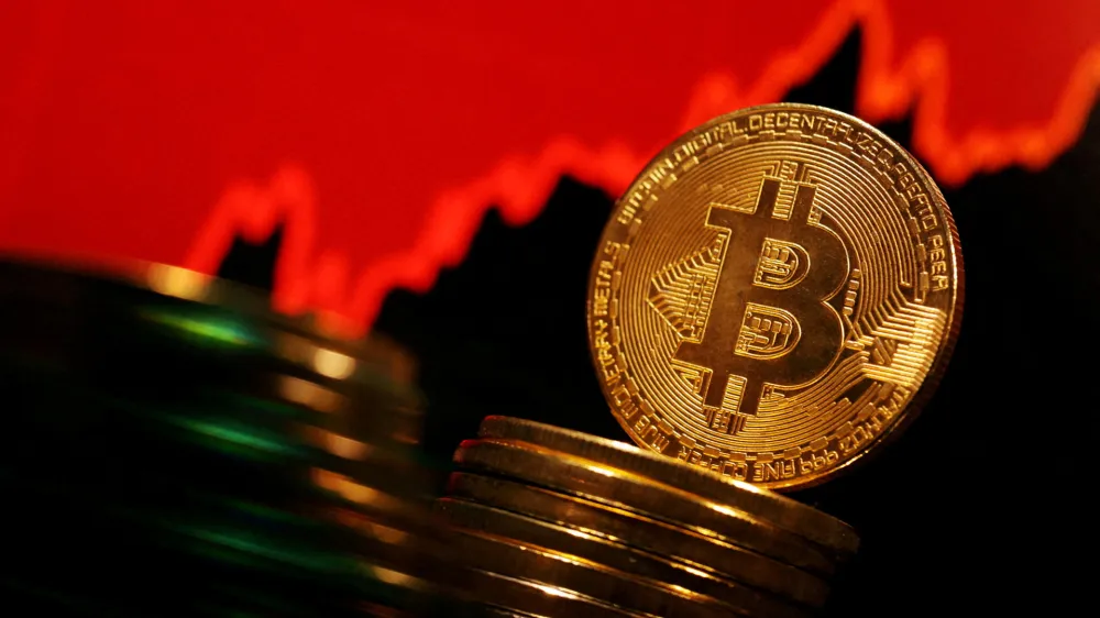 FILE PHOTO: Representation of Bitcoin cryptocurrency is seen in this illustration taken January 11, 2024. REUTERS/Dado Ruvic/Illustration/File Photo