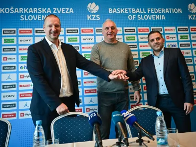 Košarka, Tiskovna konferenca Košarkarske zveze Slovenije,, Thursday, Jan. 18, 2024, (Photo by: Martin Metelko)