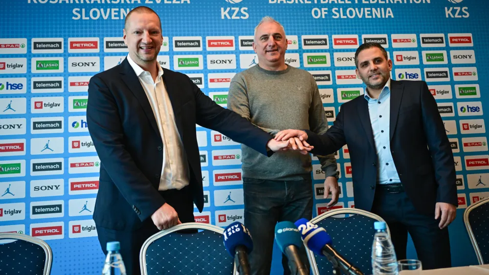 Košarka, Tiskovna konferenca Košarkarske zveze Slovenije,, Thursday, Jan. 18, 2024, (Photo by: Martin Metelko)