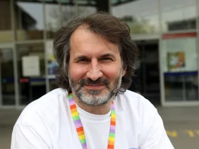 ﻿- 19.04.2021 - Dr. Marko Pokorn, zdravnik, specialist pediater in infektolog, strokovni direktor Pediatrične klinike UKC v Ljubljani//FOTO: Tomaž Skale