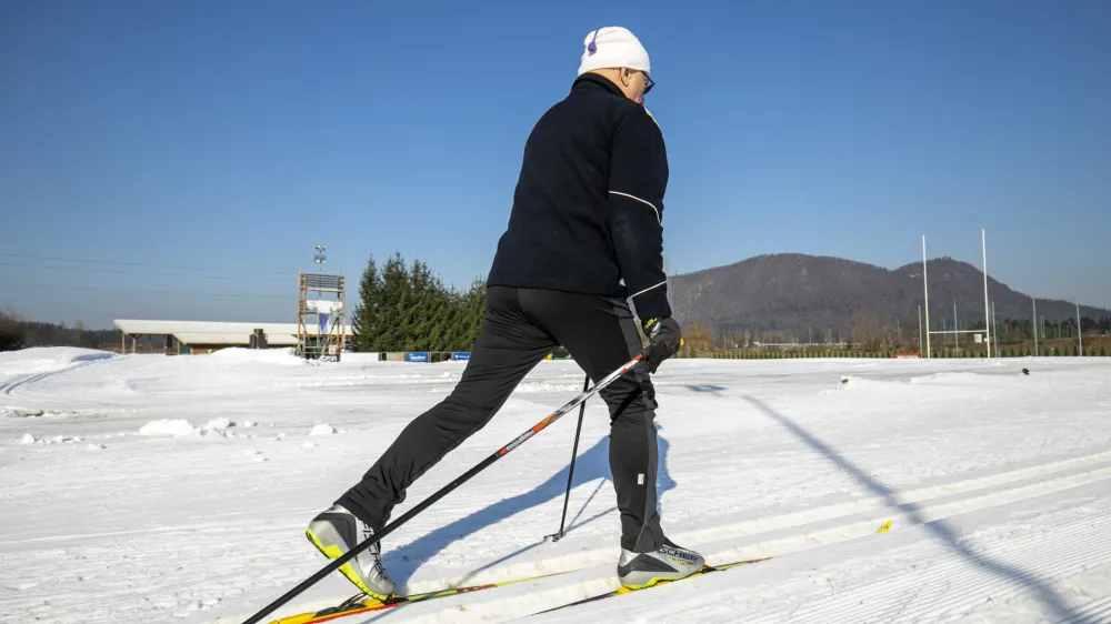 ﻿- 10.01.2020 – Mladinski golf center Stanežiče - umetno zasnežena proga za tek na smučeh - tekaška proga - //FOTO: Matjaž Rušt