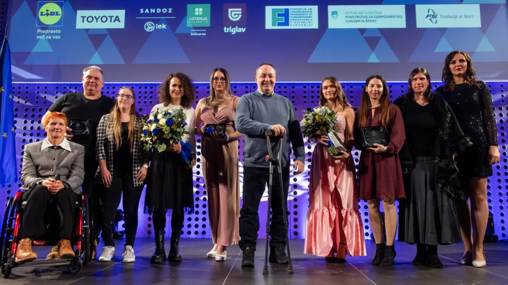 Na Brdu pri Kranju so včeraj podelili priznanja najbolj&scaron;im para&scaron;portnikom pri nas. F Sportida