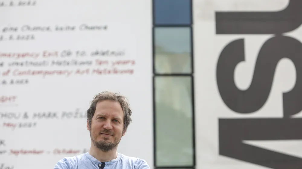 Goran Lukić iz Delavske svetovalnice - 31.05.2022 - WOW/Festival migrantskega filma – film z naslovom Filmski obzornik 80 – Metka, Meki., režiserke Nike Autor //FOTO: Jaka Gasar