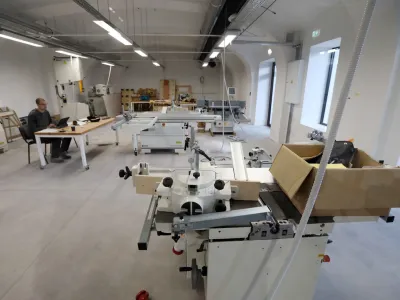 - Lesarski lab<br><br>- 26.10.2023 - otvoritev - Javni zavod Center Rog, kreativno in družabno središče, Trubarjeva 72, <br><br>//FOTO: Tomaž Skale<br>