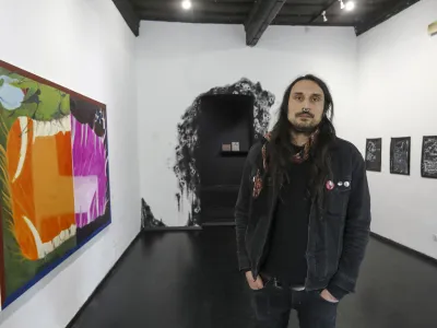 28.01.2024 - Jaka Vatovec: False Magic 3 Galerija ŠkucFoto: Luka Cjuha