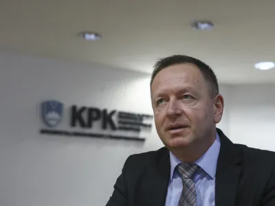 - 28.11.2023 - Predsednik Komisije za preprečevanje korupcije KPK dr. Robert Šumi //FOTO: Luka Cjuha