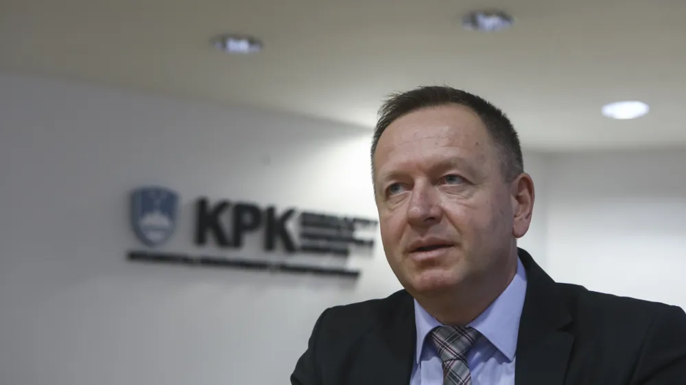 - 28.11.2023 - Predsednik Komisije za preprečevanje korupcije KPK dr. Robert Šumi //FOTO: Luka Cjuha