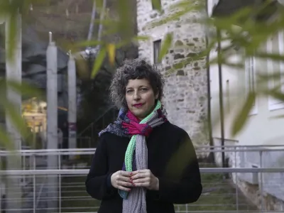 - 22.12.2023 - Katja Praznik, sociologinja - avtorica knjige Delo umetnosti. Zapuščina jugoslovanskega socializma, ki je izšla pri založbi Maska //FOTO: Luka Cjuha