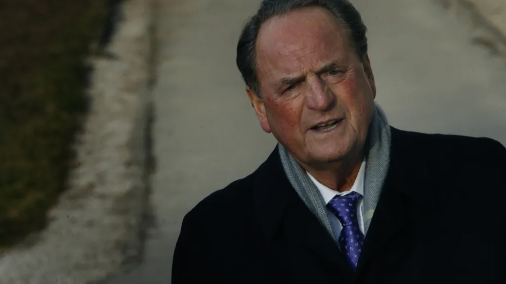 direktor SCT Ivan Zidar - sojenje zoper osmerico v gradbeni aferi Čista lopata, ki so obtoženi kaznivih dejanj sprejemanja in dajanja daril ter dajanj pomoči k omenjenimi kaznivima dejanjema pri postopku javnega naročila za gradnjo kontrolnega stolpa na Letališču Jožeta Pučnika Ljubljana// Foto: Matej Povše