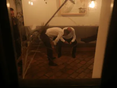 Logar in Janša na volilni večer