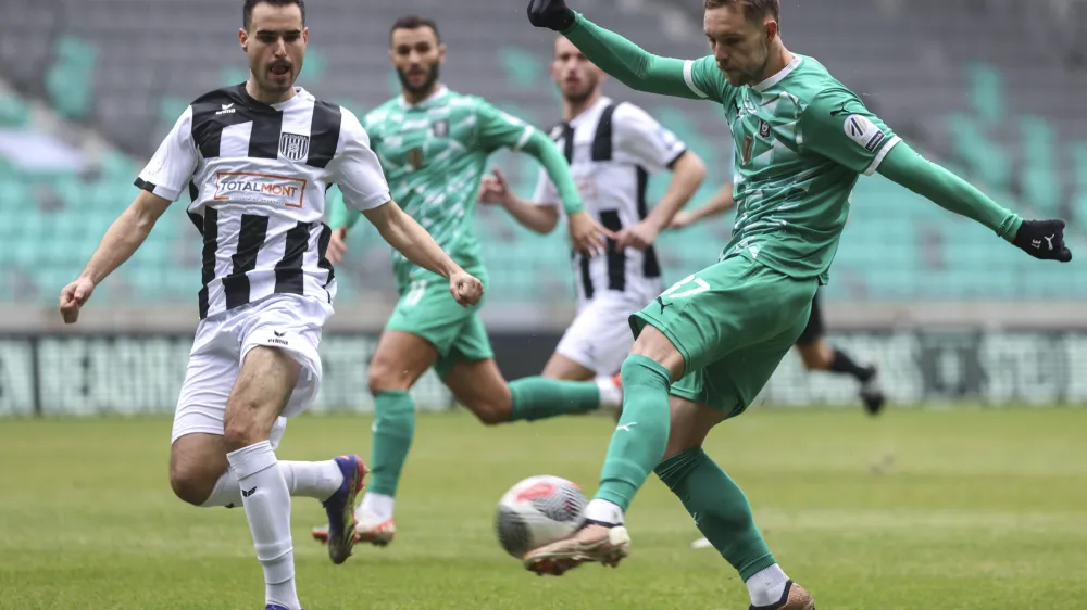 Pedro Lucas - 10.02.2024 - nogomet - 1. SNL, Olimpija: Rogaška<br> <br>//FOTO: Jaka Gasar<br>