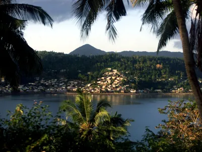 FILE PHOTO: General view of the French overseas territory of Mayotte in the Indian Ocean May 19, 2001./File Photo