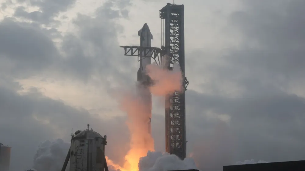 SpaceX's next-generation Starship spacecraft atop its powerful Super Heavy rocket lifts off on its third launch from the company's Boca Chica launchpad on an uncrewed test flight, near Brownsville, Texas, U.S. March 14, 2024. REUTERS/Joe Skipper