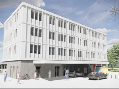 Tako bo videti prizidek k ZD Slovenj Gradec. Vir: Občina Slovenj Gradec