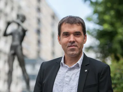 ﻿- 11.09.2015 - Mario Galunič, televizijski voditelj in urednik - odgovorni urednik Razvedrilnega programa na TV Slovenija od 1. junija 2014 //FOTO: Maja Marko