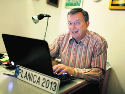 ﻿- Dr. Andrej Stare, slovenski zdravnik in športni reporter.  //FOTO: Luka Cjuha