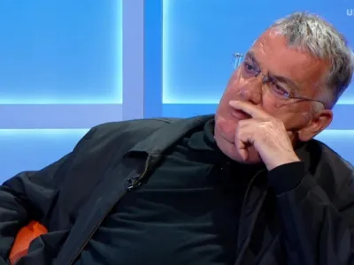 Cane iz skupine Partibrejkers je, še preden se je pogovor dobro začel, zapustil televizijski studio. F zajem zaslona