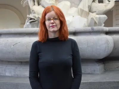 ﻿22.01.2016 - Gabriela Babnik, pisateljica, literarna kritičarka in prevajalka - specialistka za afriško književnost, katero prevaja in o njej piše za osrednje slovenske medije in strokovne revije. //FOTO