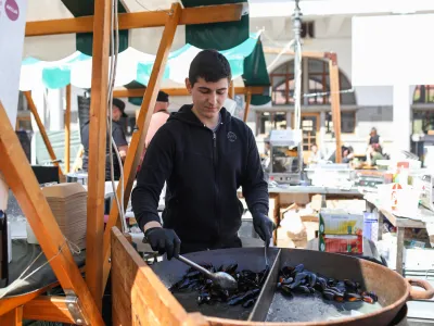 22.03.2024. Odprta kuhna, osrednji tedenski kulinarični dogodek v Ljubljani je ponovno odprl vrata v letu 2024. Foto: Bojan Velikonja