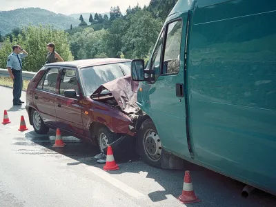 Prometna nesreča, policija Gorenja vas