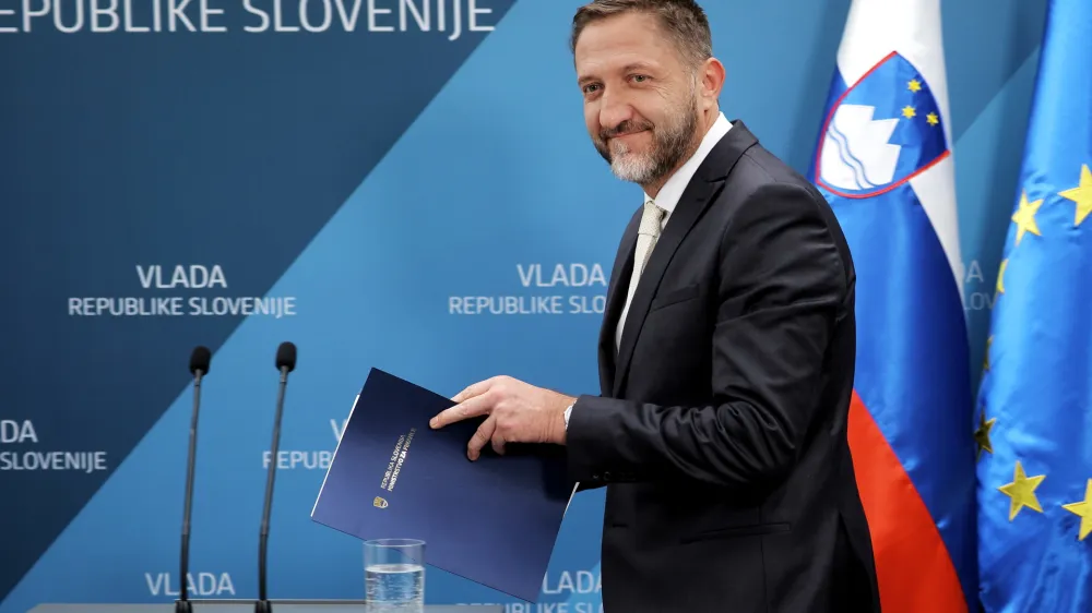 Klemen Boštjančič, finančni minister v Golobovi vladi, bo odslej tudi podpredsednik stranke Gibanje Svoboda. Foto: Arhiv Dnevnika