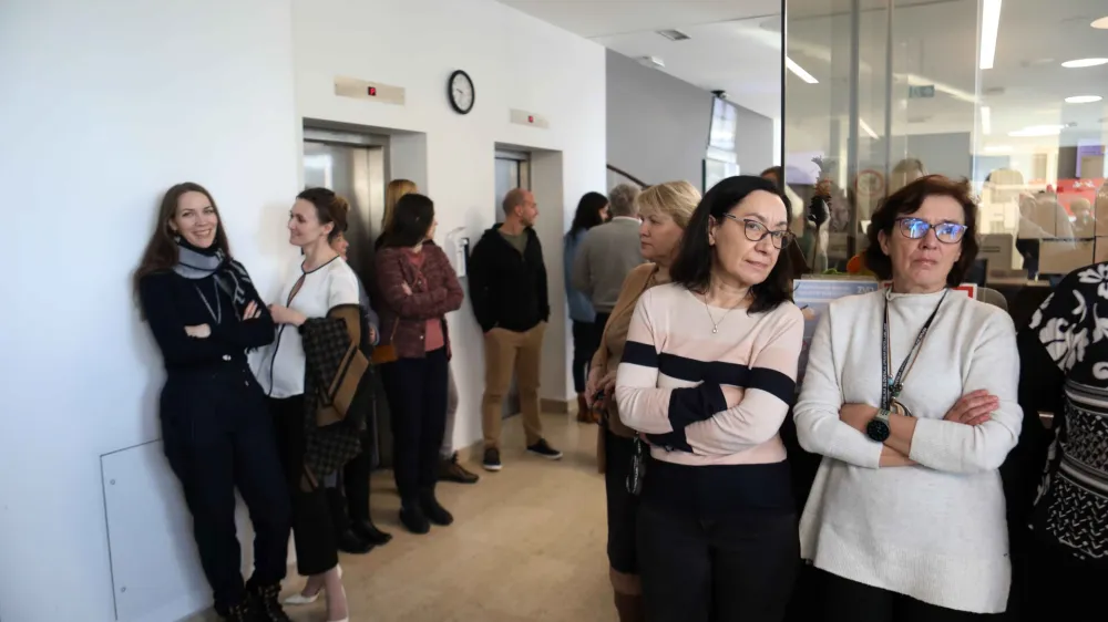 29.01.2024 - stavka upravnih enotupravna enota Linhartova 13Foto: Tomaž Skale