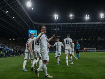 Timi El&scaron;nik26.3.2024 nogomet Slovenija - Portugalska prijatelska tekma - prijateljska nogometna tekma med reprezentancama Slovenije in PortugalskeFOTO: Luka Cjuha