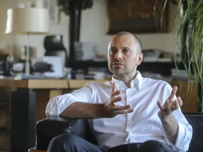 ﻿- 19.08.2019 – Blaž Brodnjak, predsednik NLB in predsednik NTZS - Namiznoteniška zveza Slovenije  //FOTO: Jaka Gasar