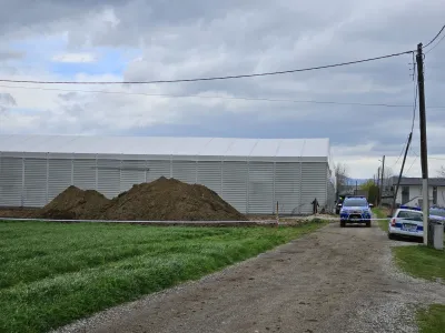 Maribor.<br>Obmocje v cetrti Tezno, kjer je bila najdena letalska bomba iz druge svetovne vojne.