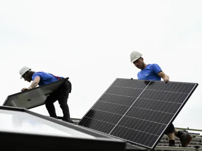 - 19.05.2023 – Vransko - montaža sončne elektrarne, Prekopa 42b //FOTO: Nik Erik Neubauer