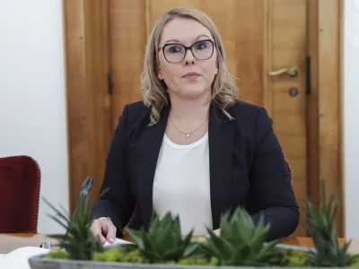 Mateja Čalu&scaron;ić, kandidatka za ministrico za kmetijstvo, gozdarstvo in prehrano - 10.01.2024 &ndash; Odbor DZ za kmetijstvo, gozdarstvo in prehrano - predstavitev kandidatke za ministrico za kmetijstvo, gozdarstvo in prehrano Mateje Čalu&scaron;ić //FOTO: Jaka Gasar