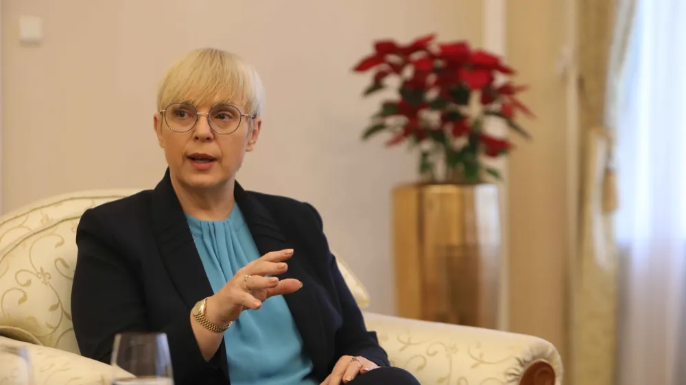 - 22.12.2023 - Nataša Pirc Musar, novinarka in političarka, predsednica Republike Slovenije od 23. decembra 2022//FOTO: Tomaž SkaleOPOMBA: DNEVNIKOV OBJEKTIV - INTERVJU 2023