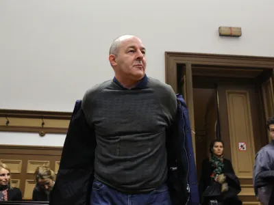 ﻿Florijan Gašperin,<br><br><br>- 15.02.2017 -  sojenje Florijanu Gašperinu in soobd. zaradi prejemanja podkupnin pri tehničnih pregledih vozil -<br><br><br>//FOTO: Jaka Gasar