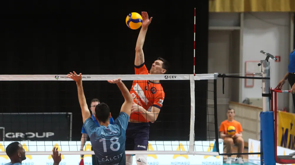 18.04.2024. Odbojka, finale Državnega prvenstva med ACH Volley in Calcit Kamnik. FOTO: Bojan Velikonja