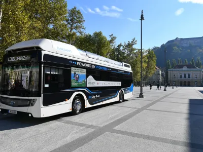 Pred nakupom avtobusov na vodik je ljubljanska občina testirala tovrstne tipe vozil. 
