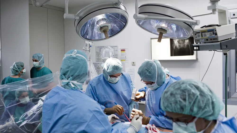 Operacija kolka, dr. Rasto Stok in dr. Peter Pavlov&Auml;Ťi&Auml;ŤFOTO: JAKA GASAR / NEDELJSKI