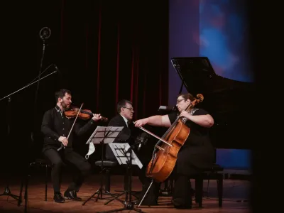 Klavirski trio Podlesek Pečar Serdar se bo jutri prvič predstavil tudi ljubljanskemu občinstvu. Foto: arhiv im.puls