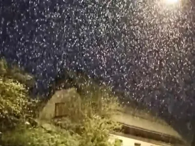 Sneg v delih Hrvaške