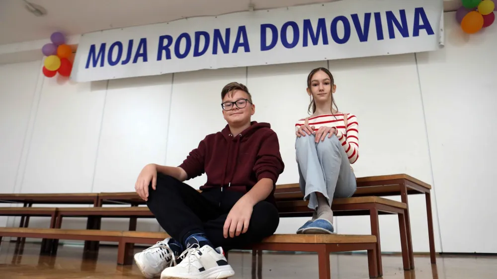 Ljubljanska osnovnošolca Andraž Štos in Mia Vrečko sta le dva od nagrajencev, ki so sodelovali na državnem literarnem natečaju. 