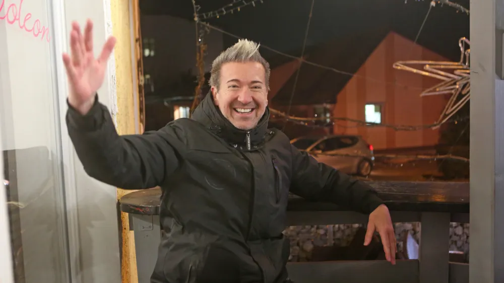 ﻿- 06.01.2020 - Werner Brozović, hrvaško-slovenski pevec zabavne glasbe,//FOTO: Bojan Velikonja