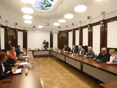 05.03.2024 - nadaljevanje pogajanj med zdravniškim sindikatom Fides in vladno stranjoFoto: Luka Cjuha