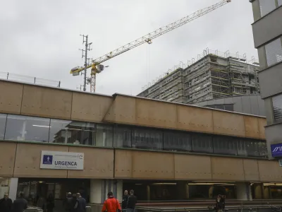 05.02.2024 - glavna stavba UKC Ljubljana - prenovaFOTO: Luka Cjuha