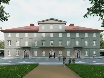 Izbrani izvajalec bi po sklenitvi pogodbe lahko takoj začel gradbena dela, saj je občina gradbeno dovoljenje pridobila že lani. Vir: Scapelab